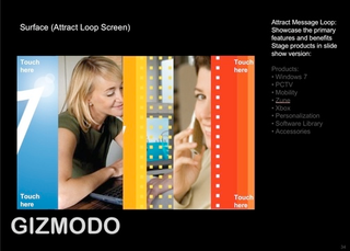 Illustration for article titled Leak: Inside the Microsoft Store With Wall-Sized Screens and the Answers Bar